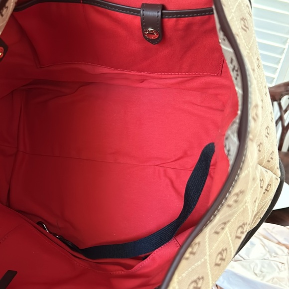 Dooney and Bourke beautiful never used Go 2 Tote! Tonal light brown/dark brown - Picture 8 of 10